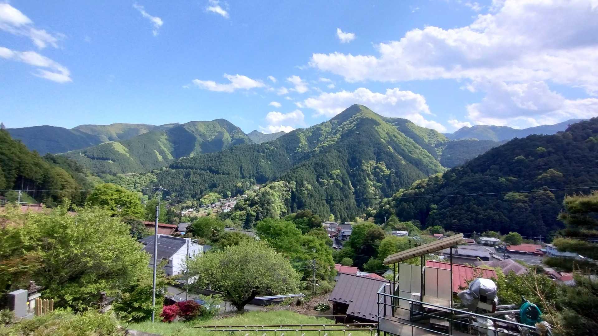 下りてきたらすっかり良い天気☀️