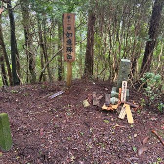 第11靡　如意宝珠岳
現地看板と文献では「宝」が抜けております。