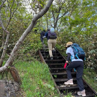 山の大神様にご挨拶してから山に入ります