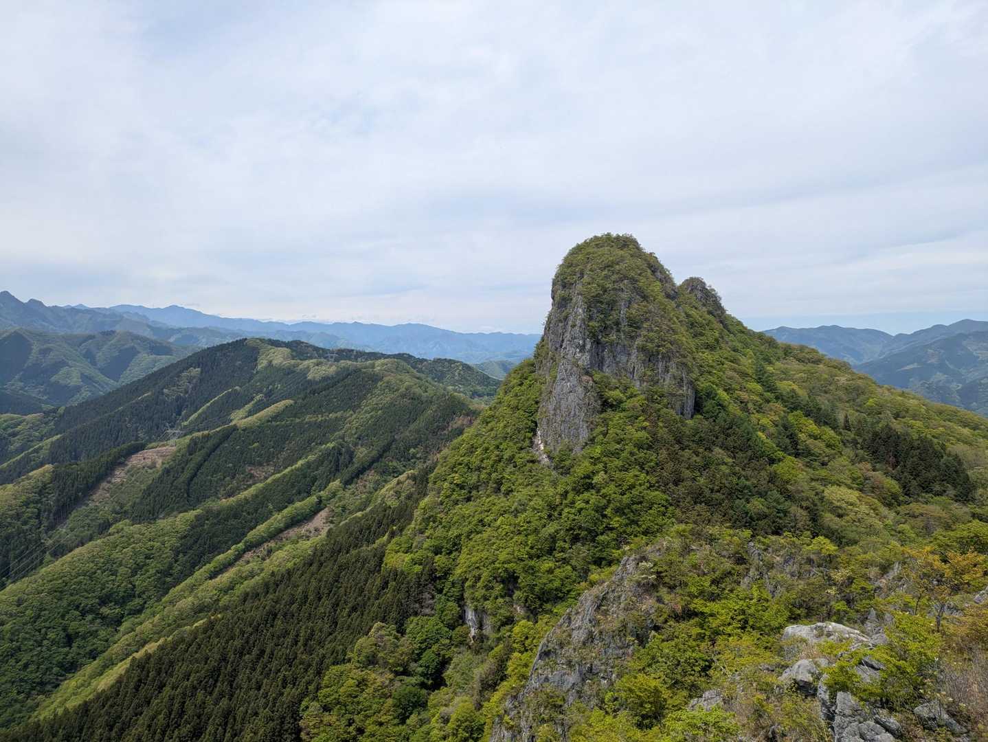 これから向かう西岳