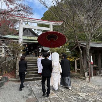 結婚式でした！お幸せに❤️