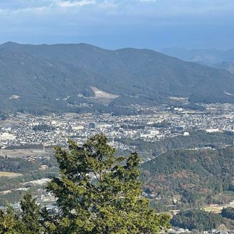 新城市街地が一望の下。