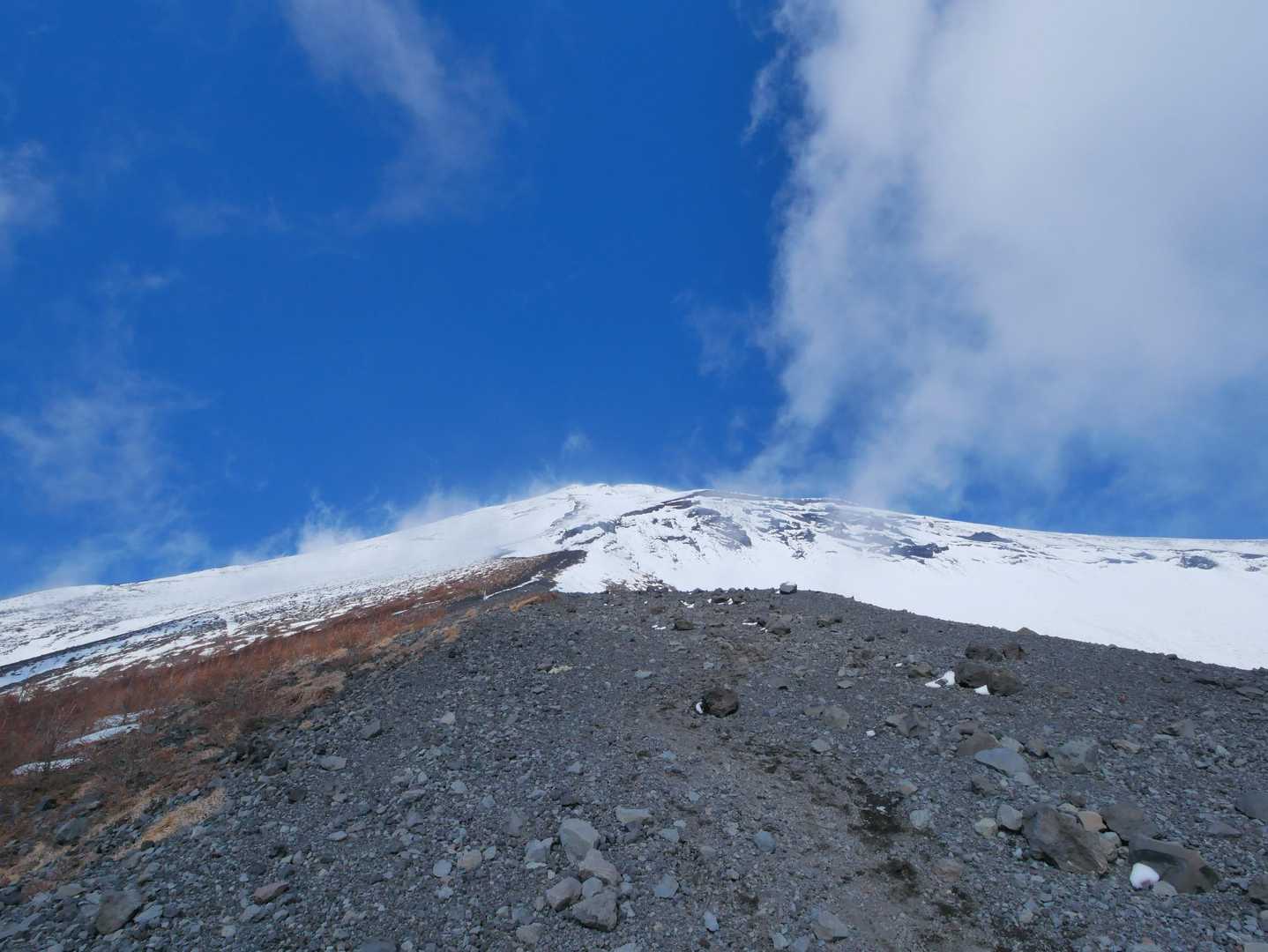 本家？富士山山頂方面も見えてきました！