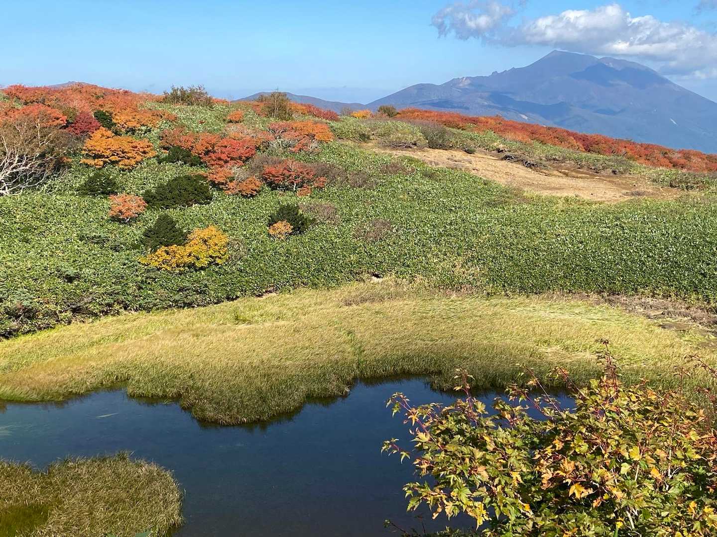 湯森山-笊森山-烏帽子岳 縦走コースの写真
