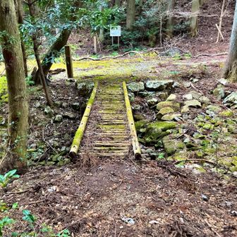 かなり朽ちかけの橋