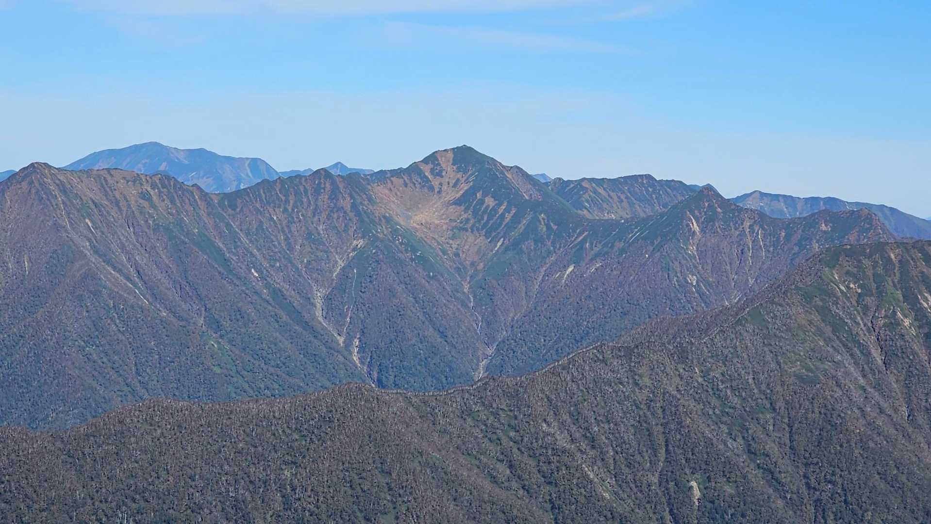 コイカクシュサツナイ岳-ヤオロマップ岳-１８３９峰 往復コースの写真