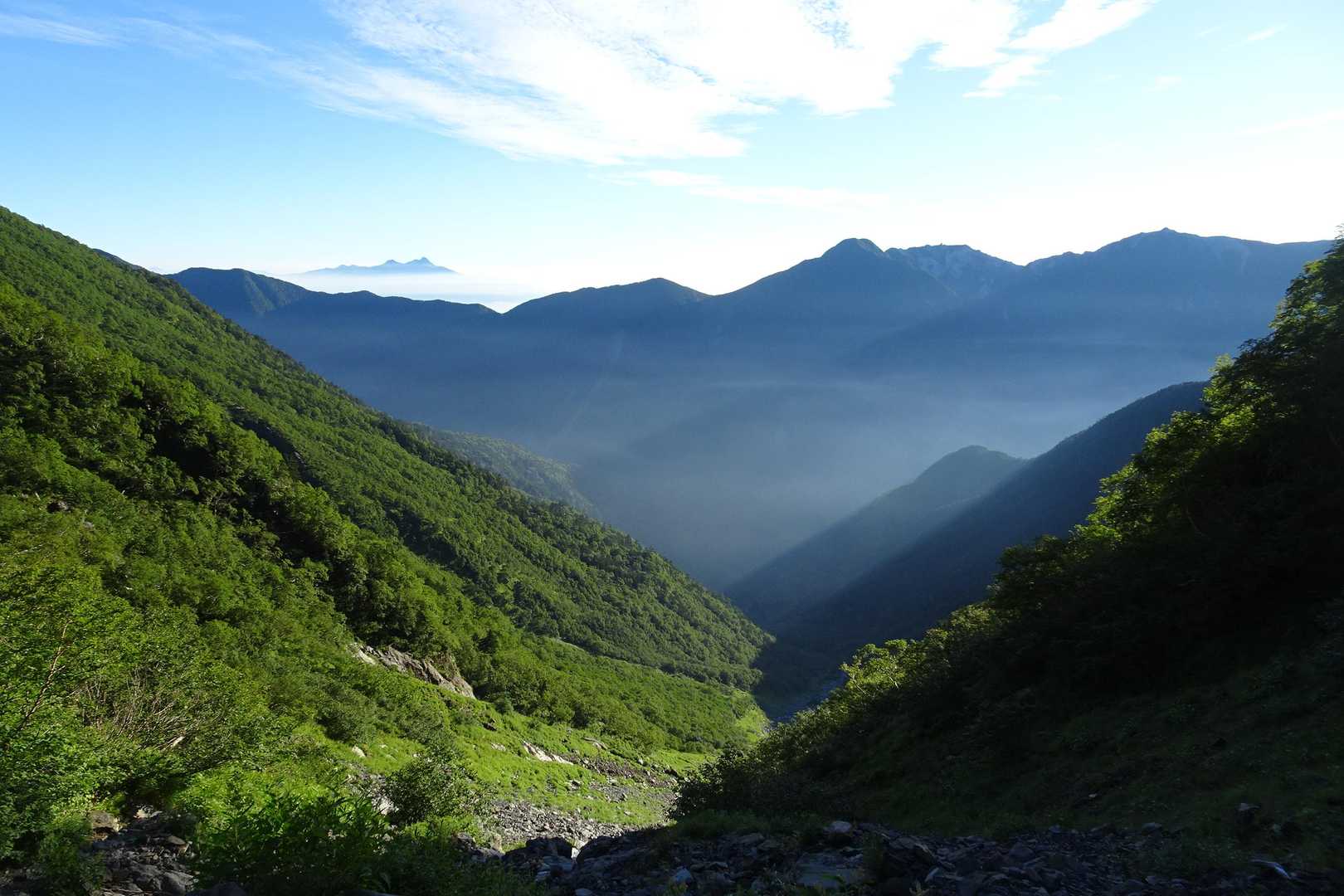 広河原登山口-北岳 往復コースの写真