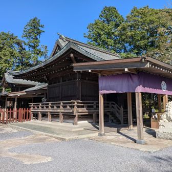唐澤山神社の社殿(明治時代に佐野藩の元藩の人が佐野氏のご先祖の藤原秀郷公を祀る神社を創建した。)