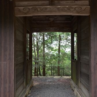 下りは参道を降ります