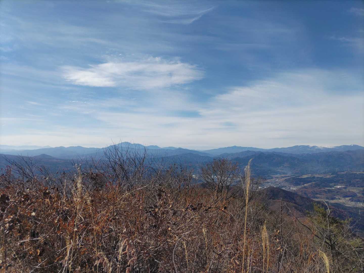 浅間山、四阿山方面