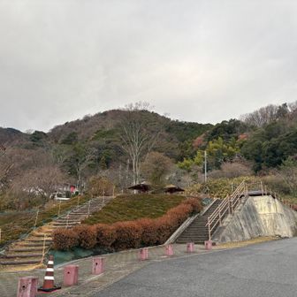葛城山ロープウェイ駅に到着
