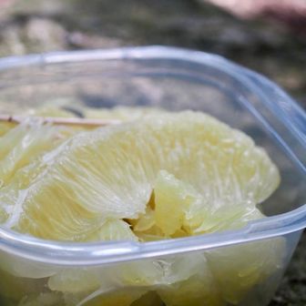 晩白柚美味しい〰️😋
コーヒーとおやつもいただきました🤍