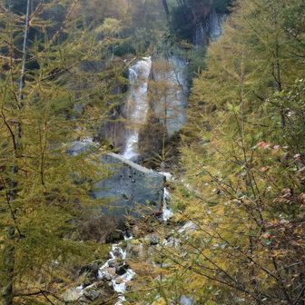 白糸の滝

現地では「イメージが違うんだけど？🤔」と思ったが、帰宅して写真をアップしてよく見ると白糸の滝みたいになっているようにも見える
(そりゃーそうだろう😅)