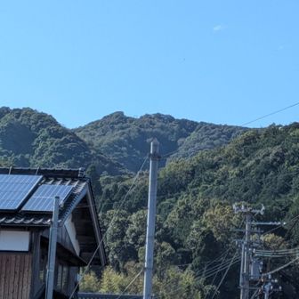 振り返って高天山⛰️
ブランコかすかにミエール🫡