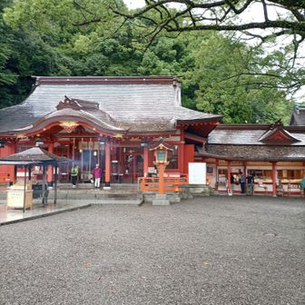 熊野那智大社。山の上にあります。