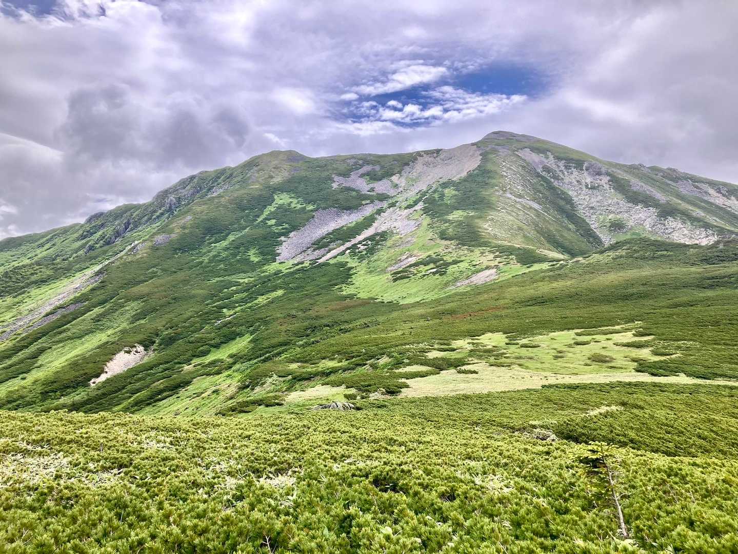 黒部五郎岳の山容