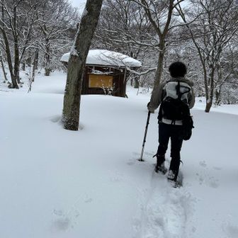 あっという間に山小屋に到着🛖