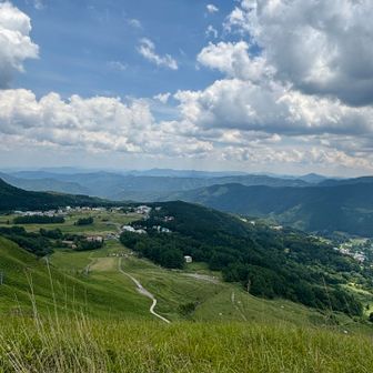 鉢伏スキー場とペンション群
