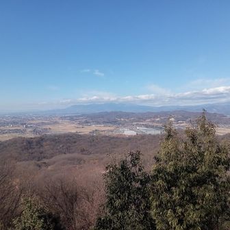 展望台より赤城山方面