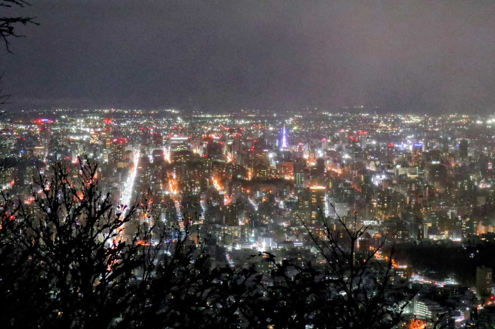 夜景がダイヤモンドみたい💎
来週は雪まつり⛄️ですね