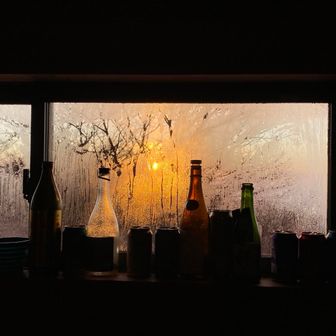 小屋からの眺めはお酒！？