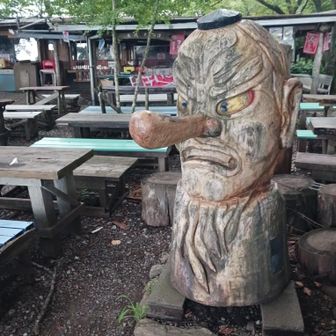 天狗さん、毎度です。
週末のテント泊縦走のトレーニング兼ねて小仏城山まで来ましたよ！