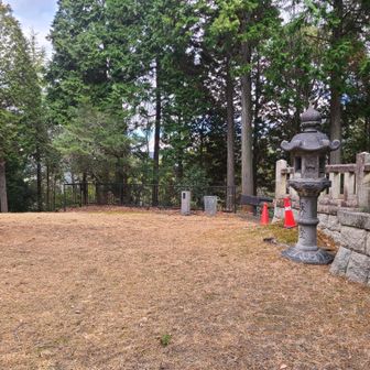 神社の左手にも下山ルートあり。写真23枚目のところ(階段の下)に下りられます。