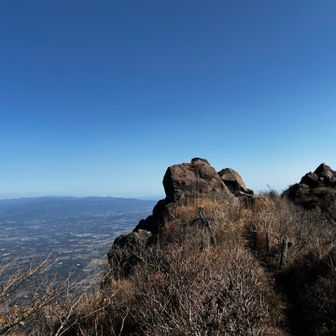 二子石をまた振り返って
