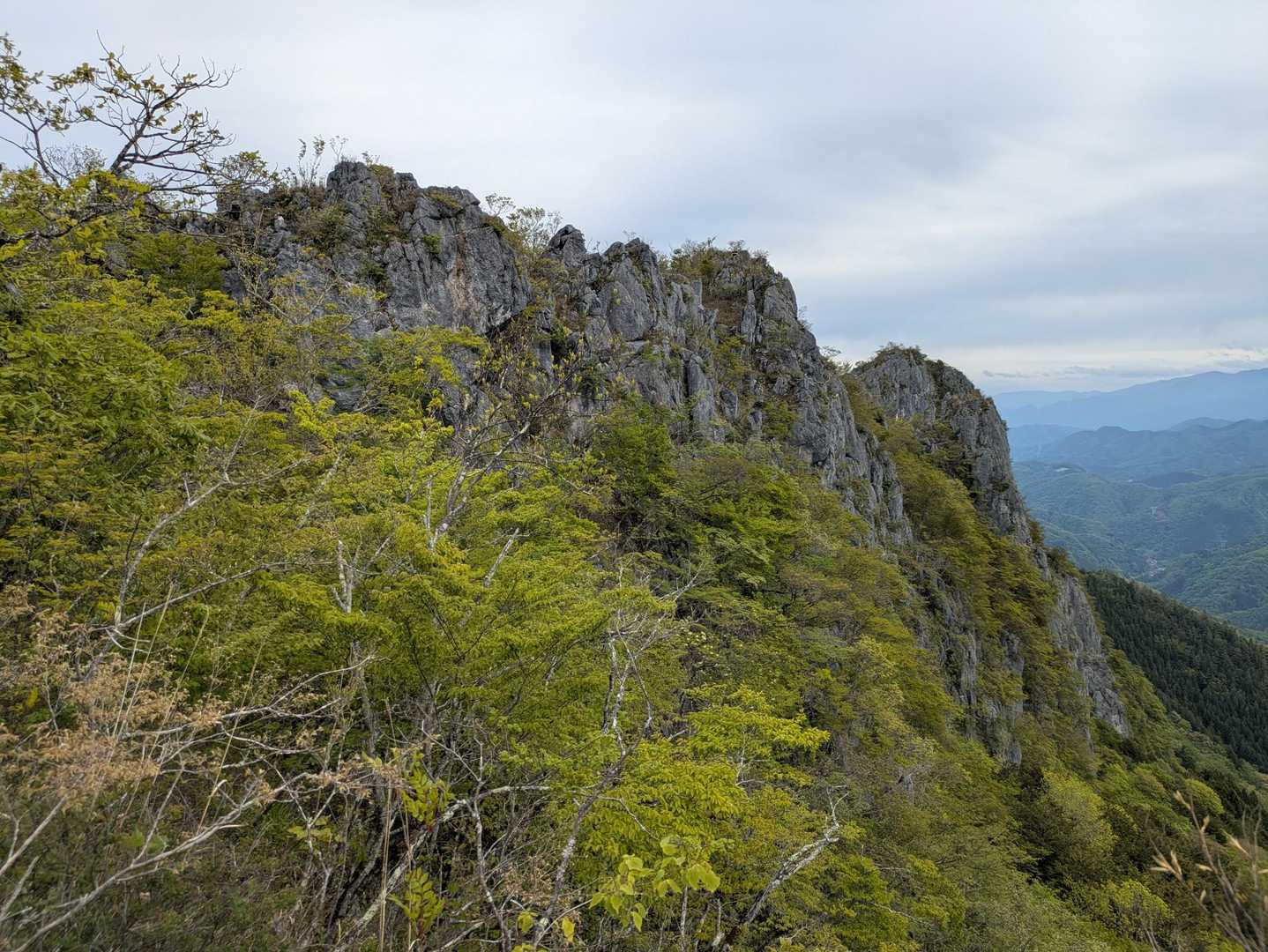 二子山倉尾登山口-股峠-二子山東岳-二子山西岳 周回コースの写真