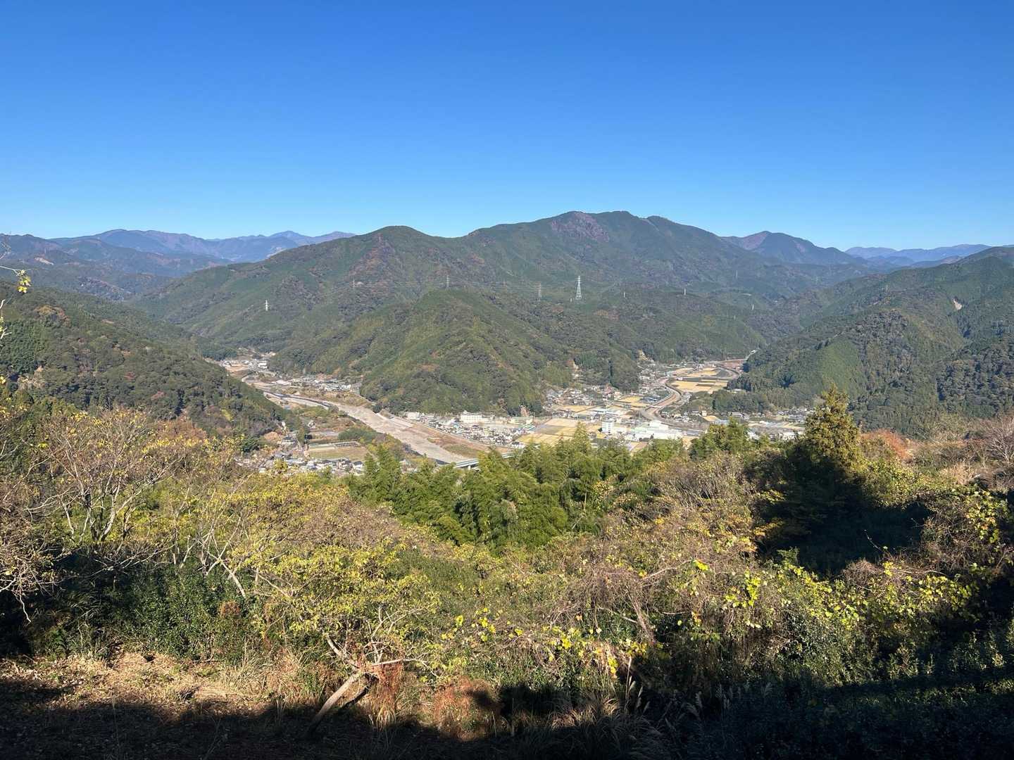 登山道からの風景