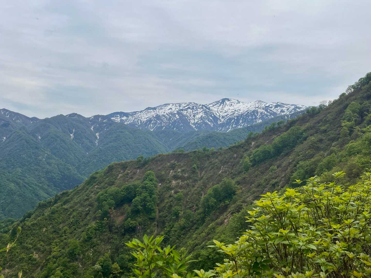 長栂山、朝日岳