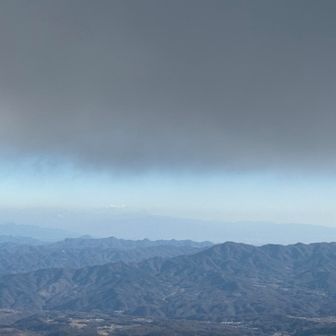 雲☁️厚すぎ😅