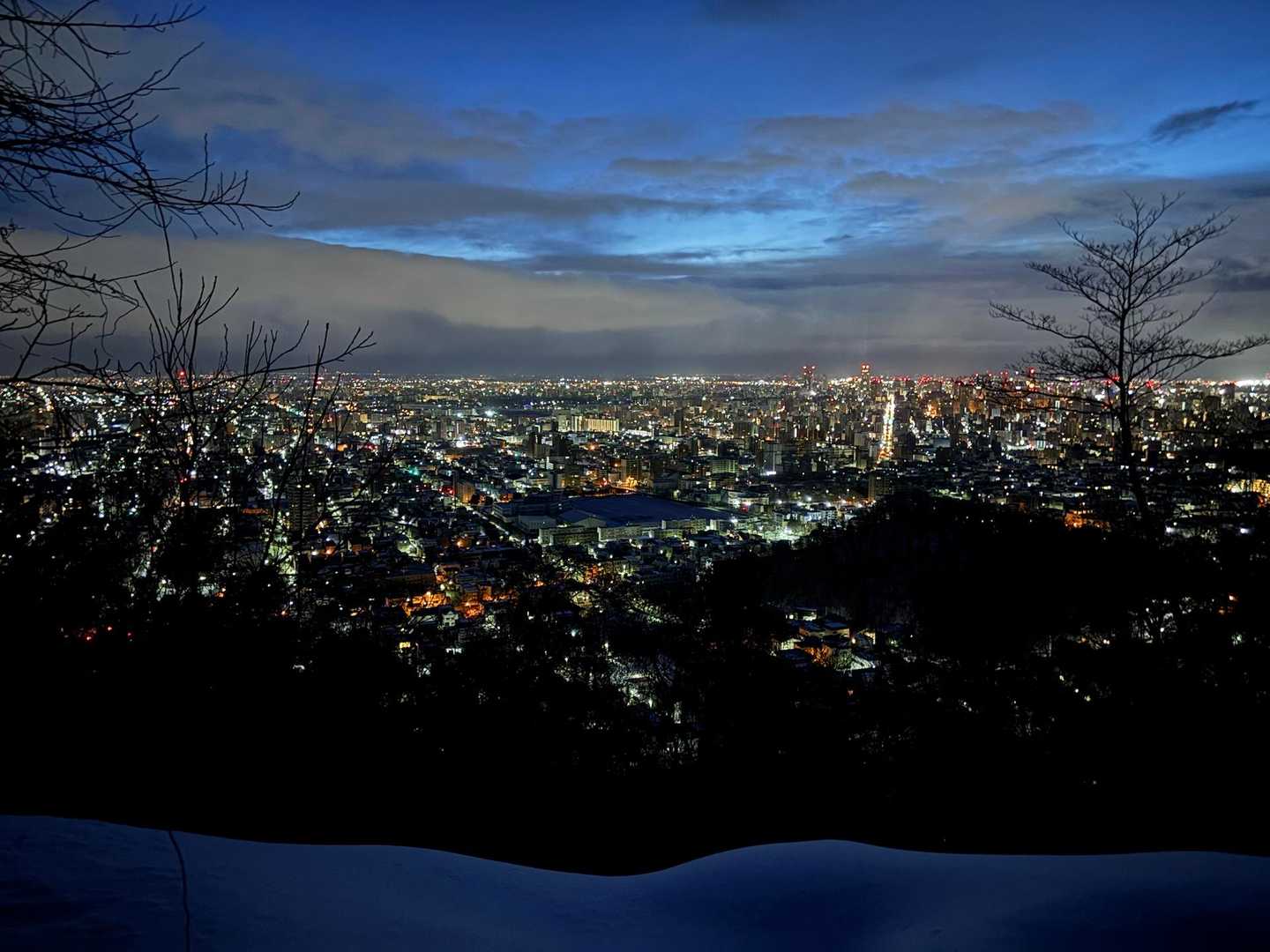 山の手入口-三角山-大倉山登山口 縦走コースの写真