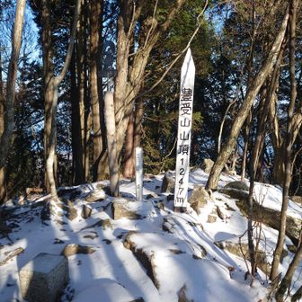 豊受山は展望なし