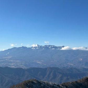 八ヶ岳も見えてきたぁ