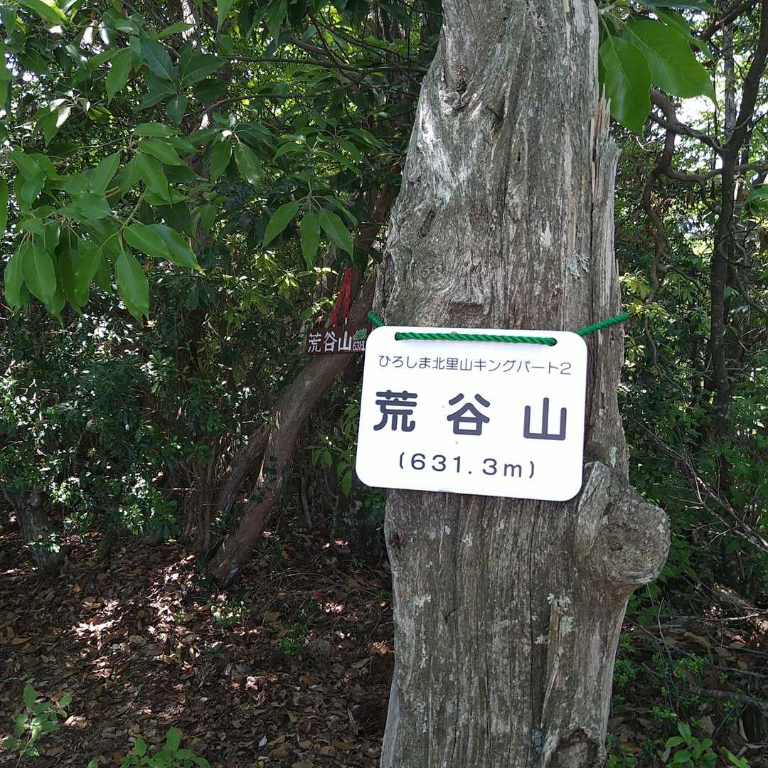 長楽寺駅-荒谷山-荒谷山-あさひが丘展望台入口バス停 縦走コースの写真