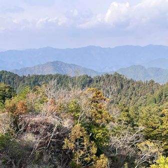 夢前の雪彦山方面