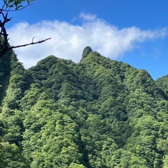 天狗👺岩🪨、天狗峰1433mが見えます。
