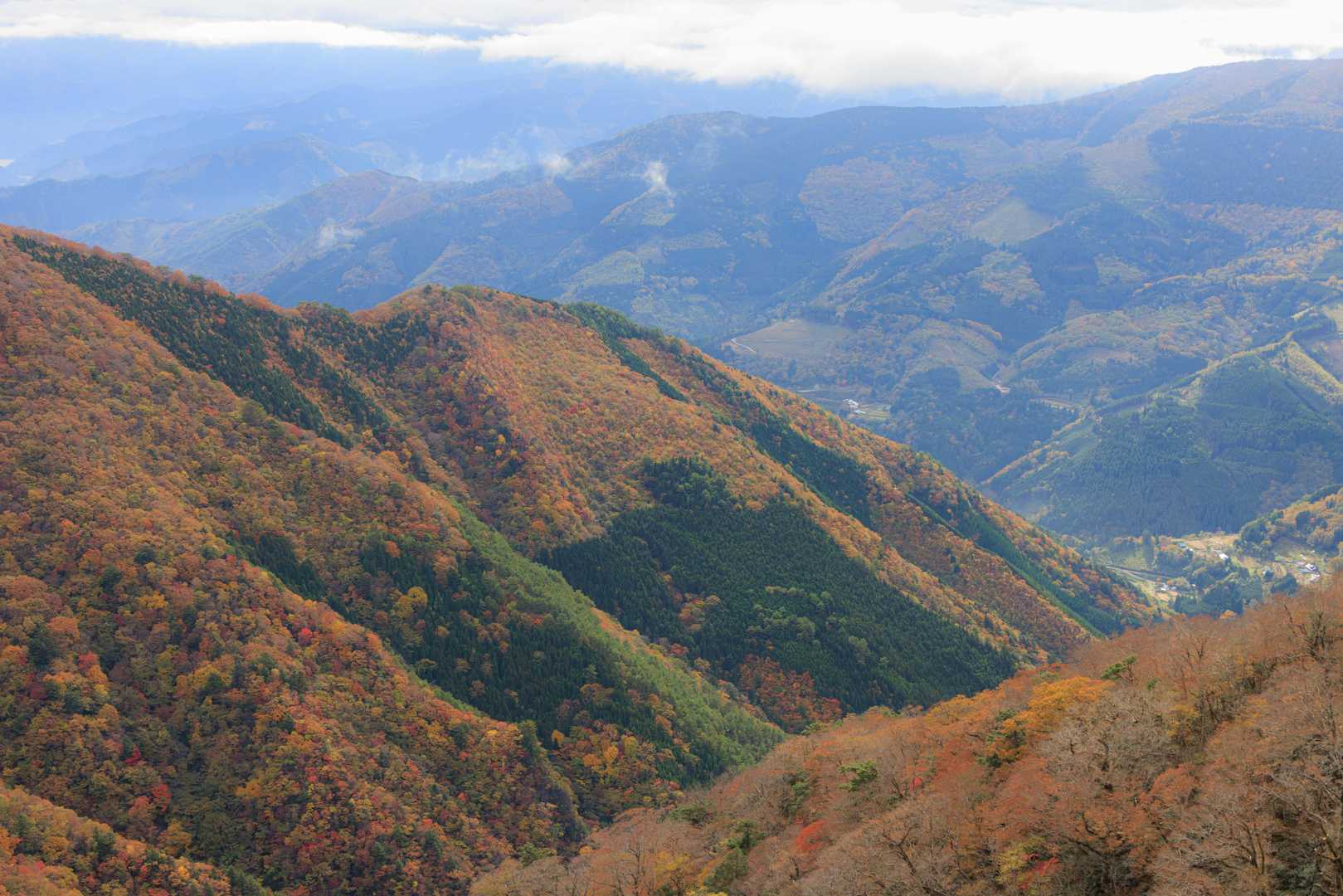 峰越登山口-椎葉越-烏帽子岳-五勇山-小国見岳-国見岳 周回コースの写真
