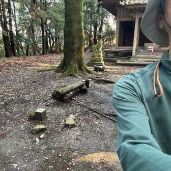 山頂みたいね！
特に汗も💦出ず