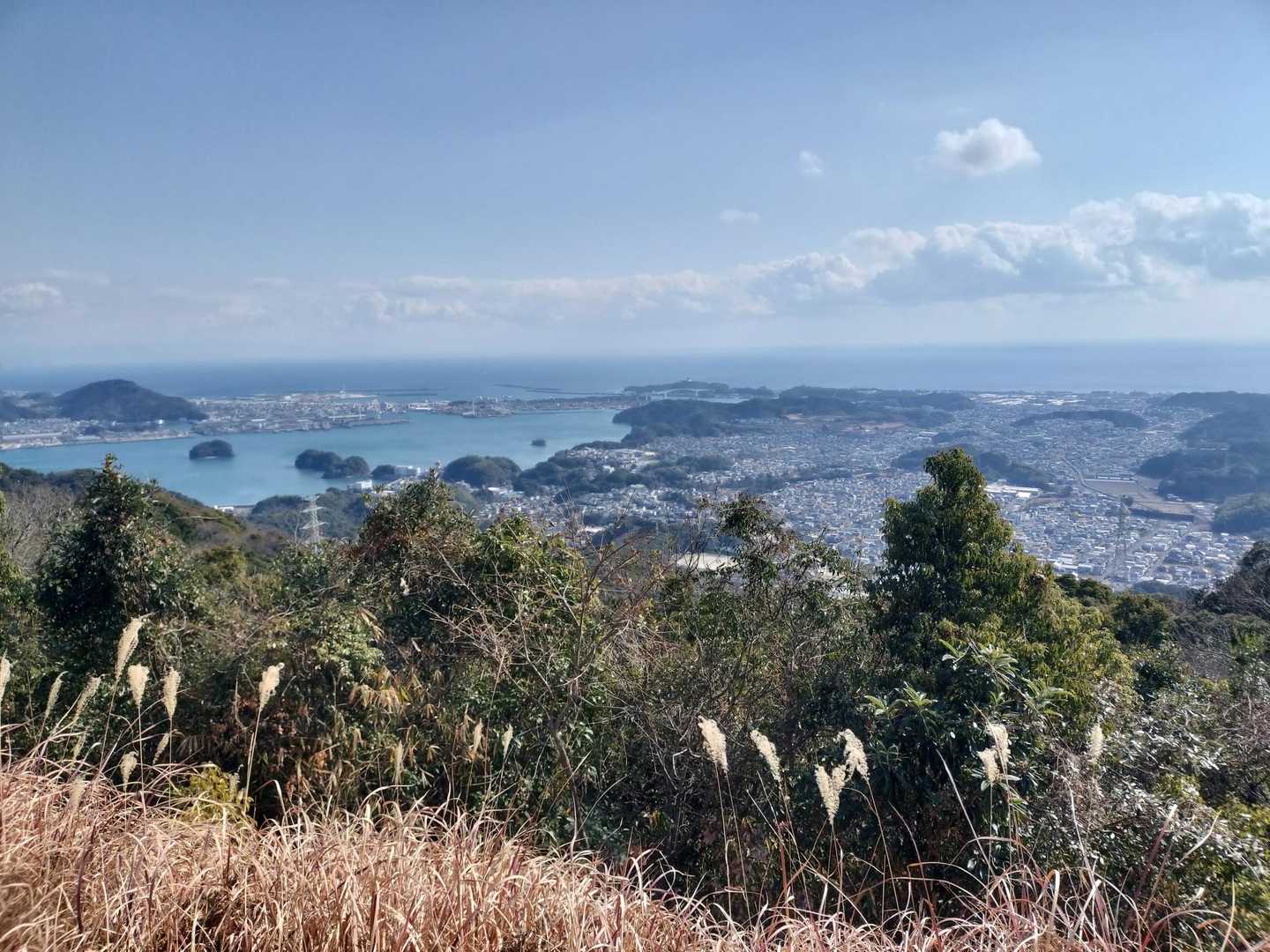 筆山登山口-皿ヶ峰-鷲尾山-烏帽子山 往復コースの写真