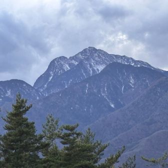 最後に甲斐駒ヶ岳
やっぱりかっこいい💕