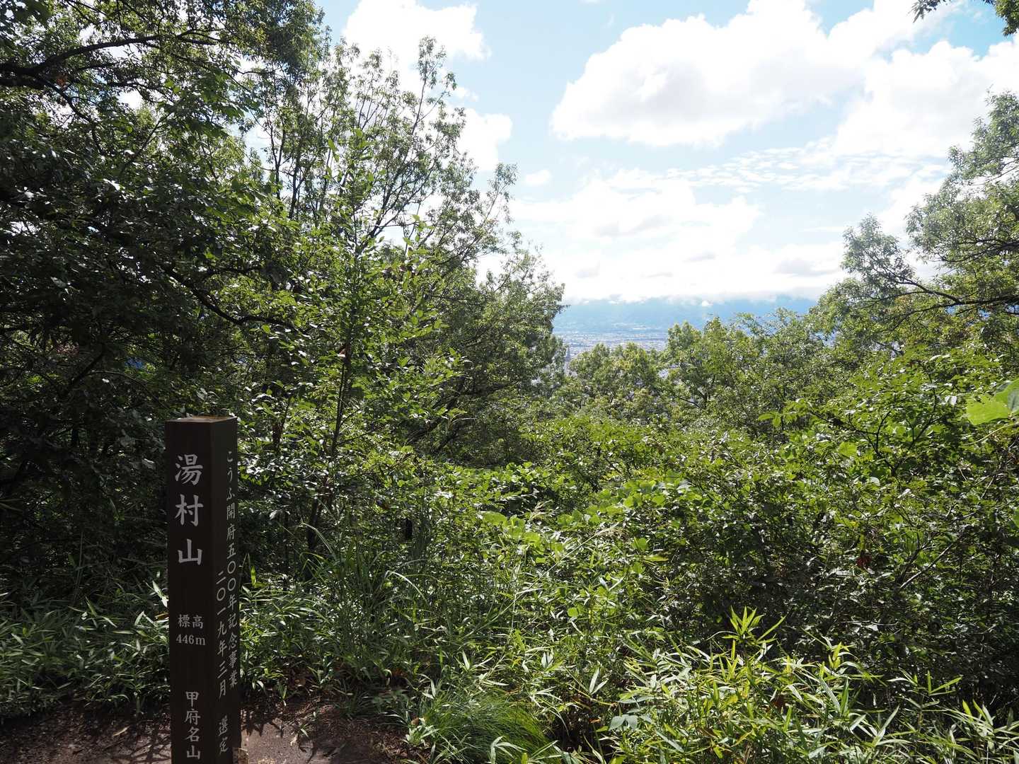 湯村山 往復コースの写真