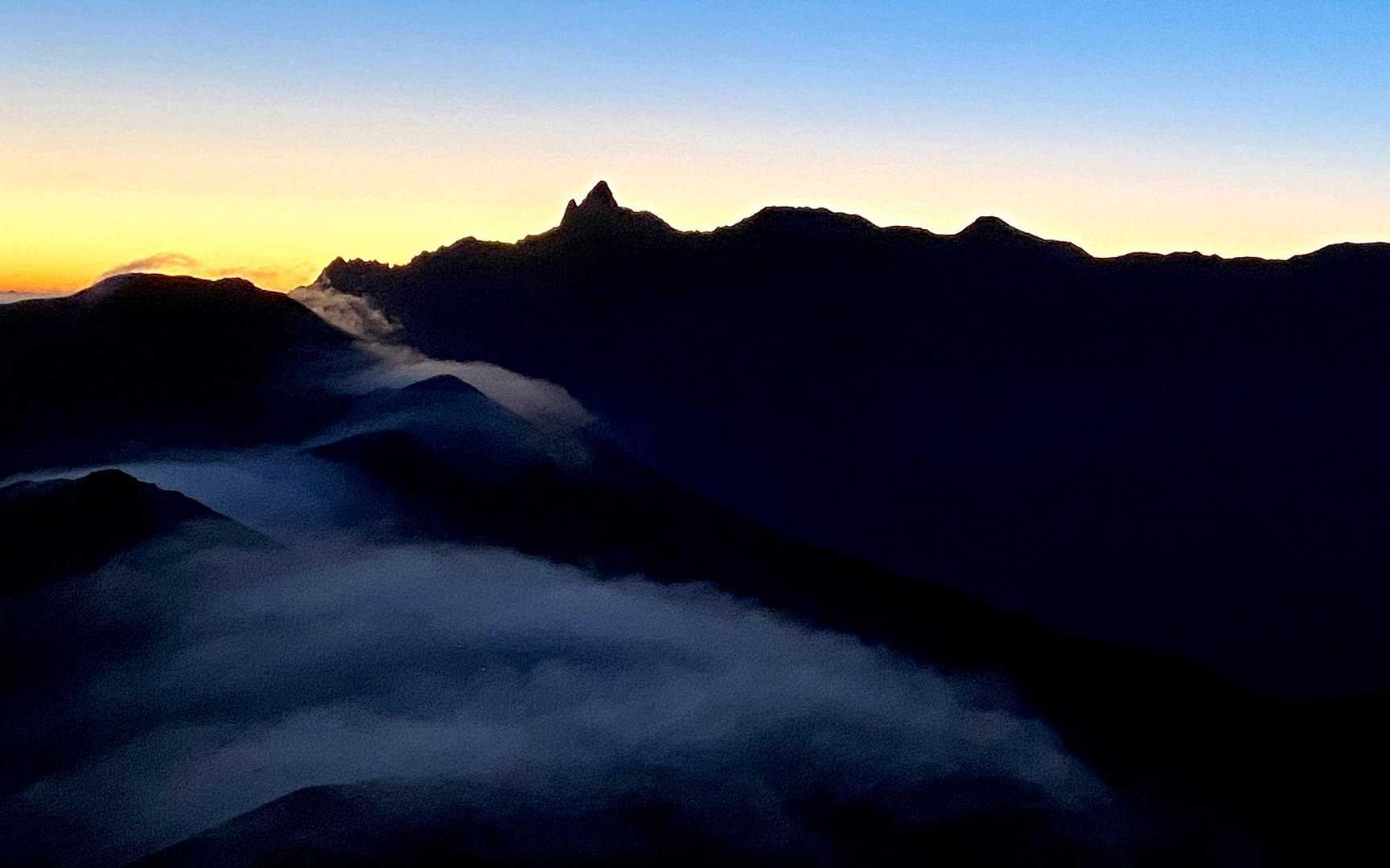 笠ヶ岳・双六岳・わさび平 登山道入口-笠新道登山口-笠ヶ岳 周回コースの写真