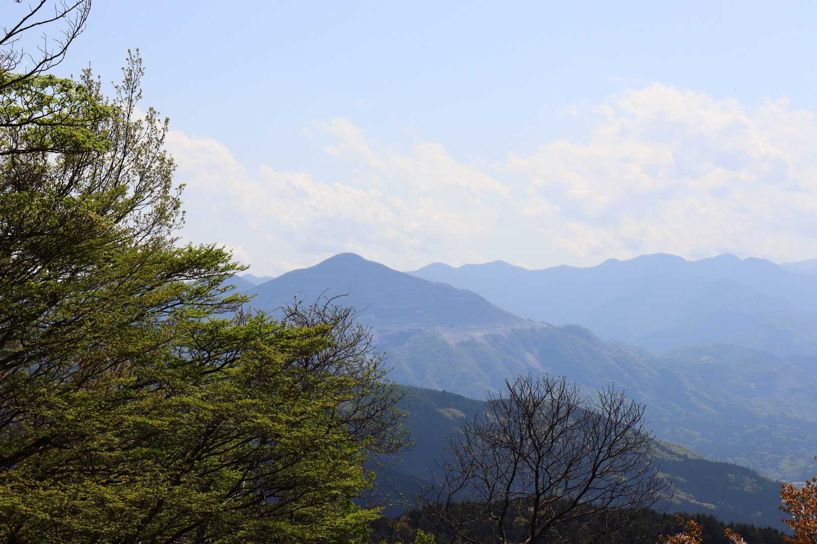 ここに来て武甲山がしっかり見えました。