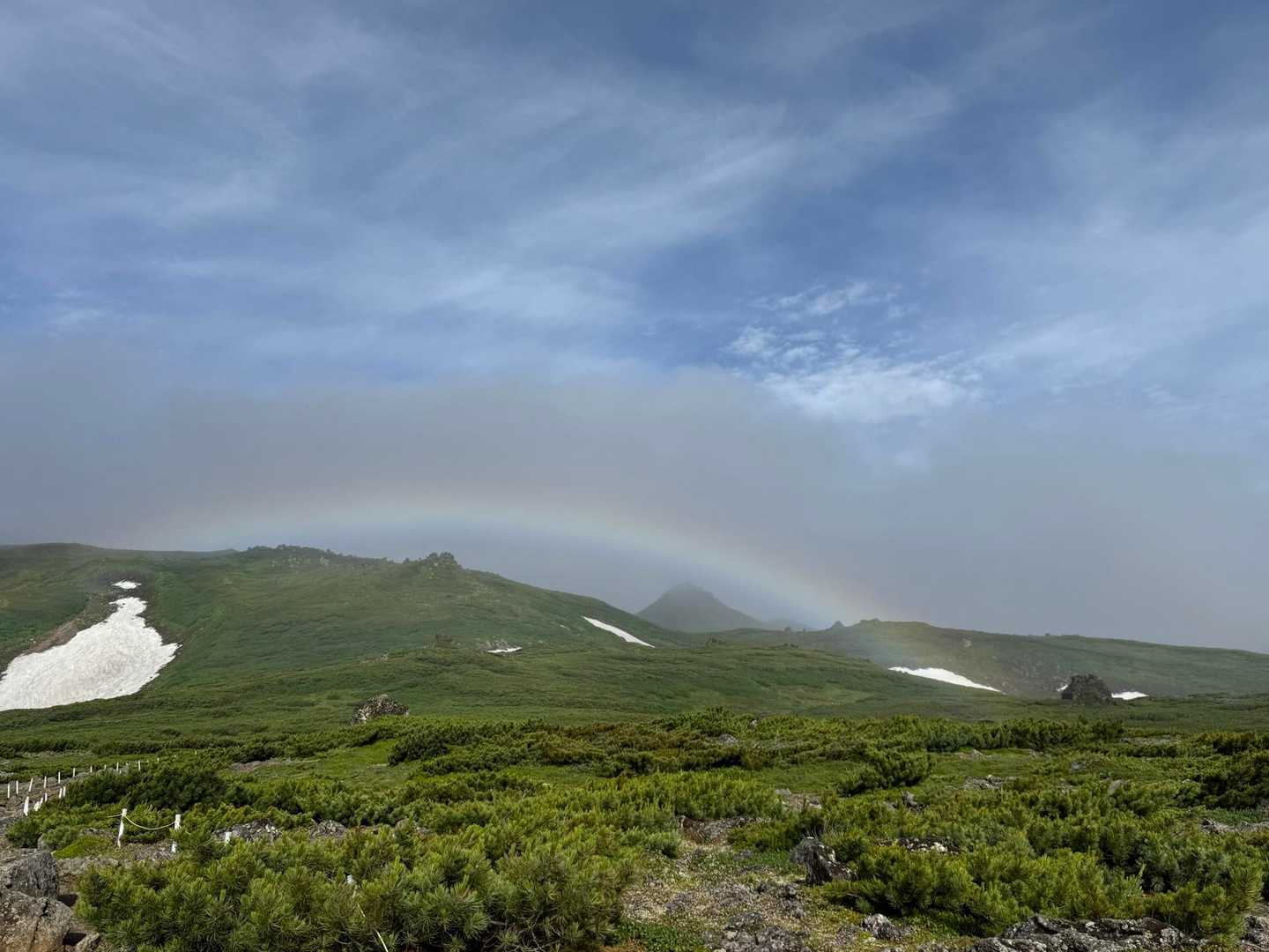 赤岳・白雲岳往復 | 夏の「ゼブラ雪渓」と高山植物の楽園を目指しての写真
