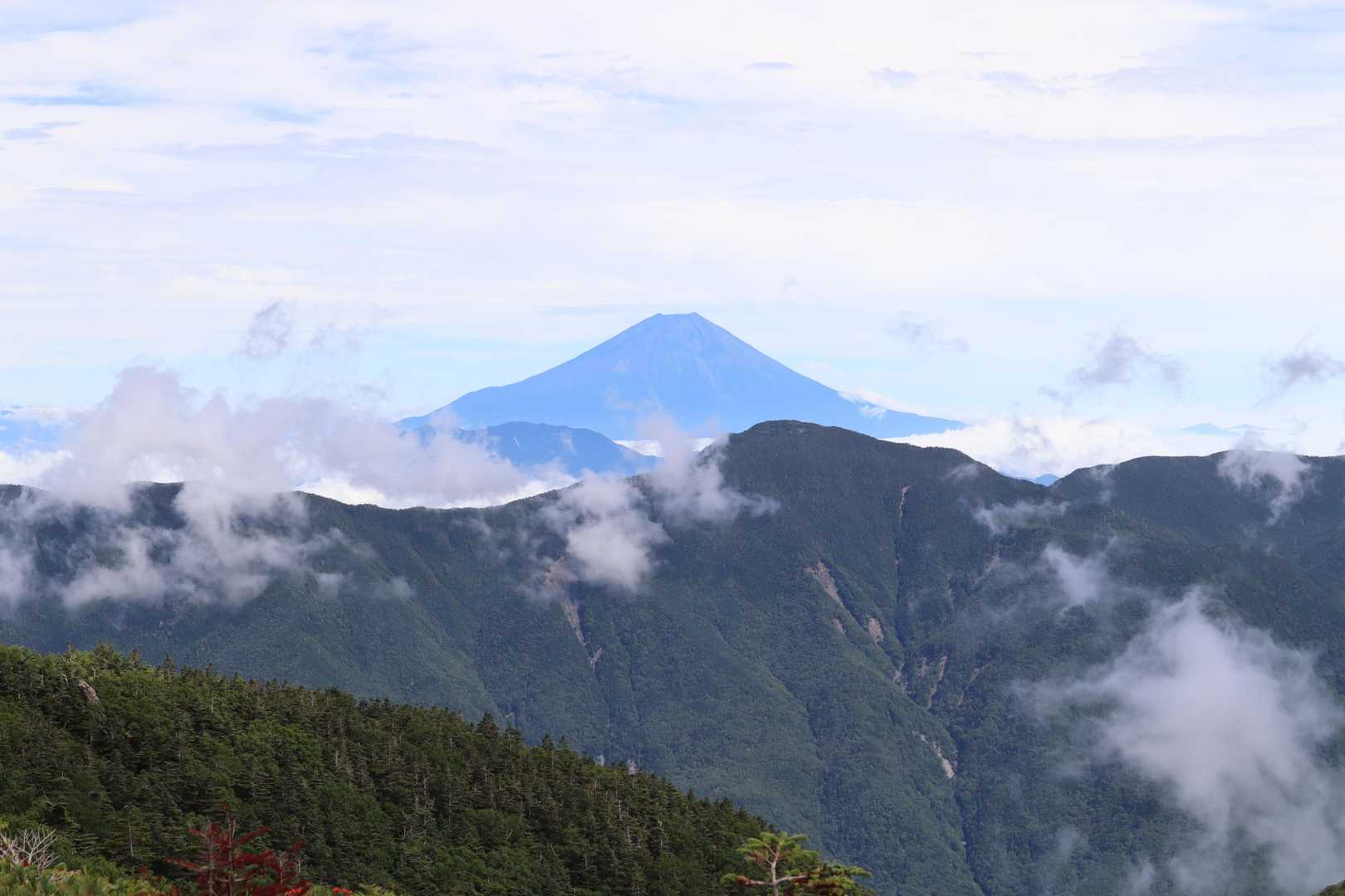 富士見平から見た富士山２