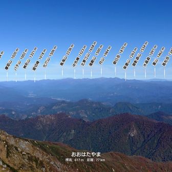 山形の朝日連峰方面⛰️
