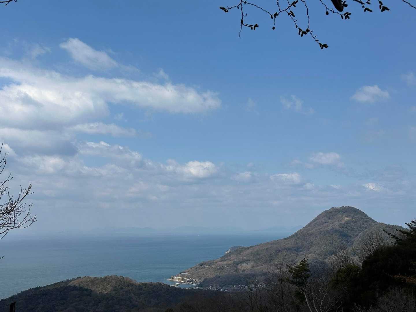 紫雲出山　桜が綺麗らしい