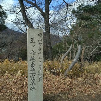 王ヶ峰の石碑